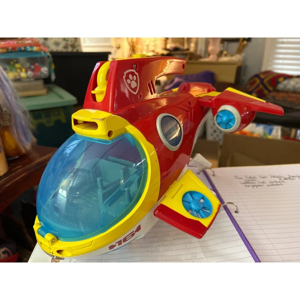 Paw Patrol Skye Airplane Vehicle Toy Lights Sounds Rescue Mission Action Figure‎